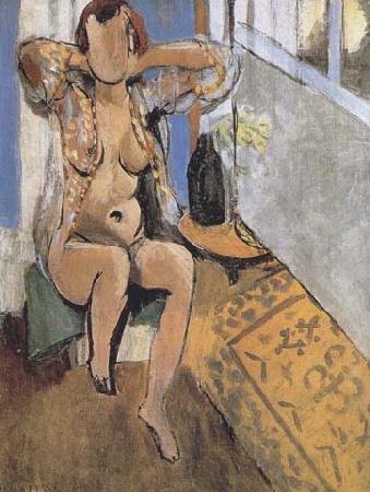 Henri Matisse Nude Spanish Carpet (mk35) oil painting picture